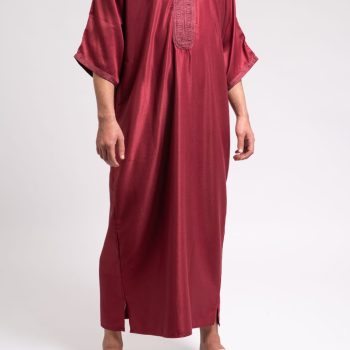 Kaftan bordeaux rood