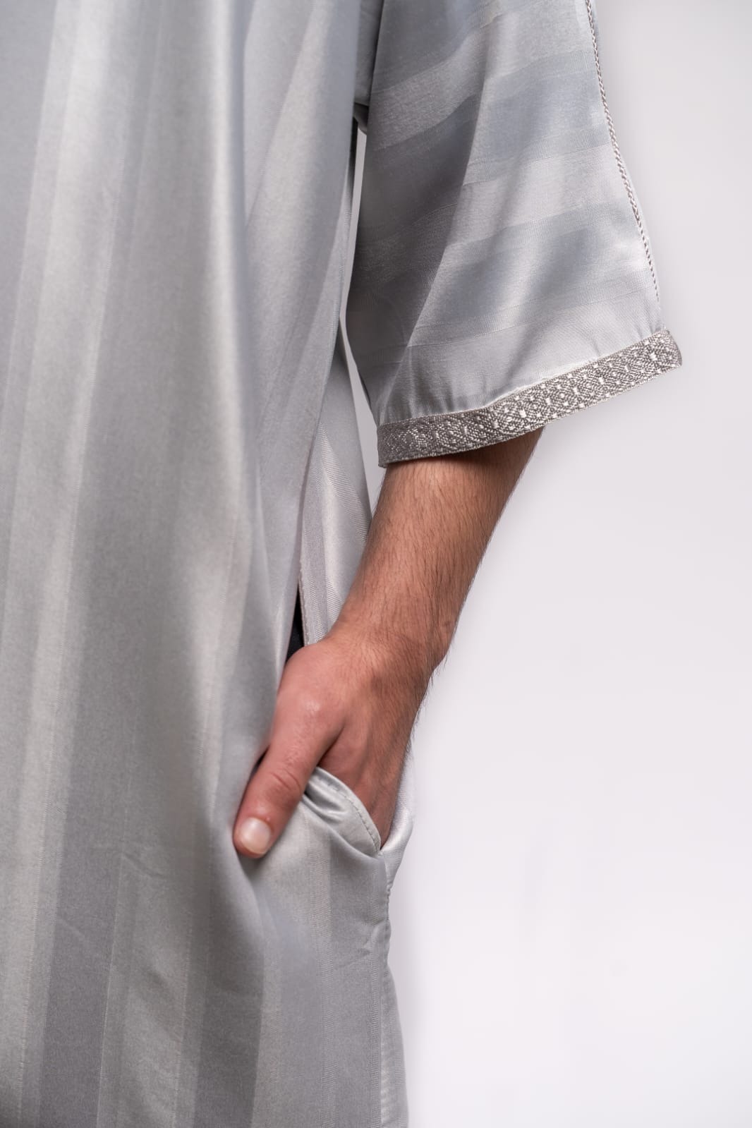 Kaftan donker grijs - Afbeelding 4