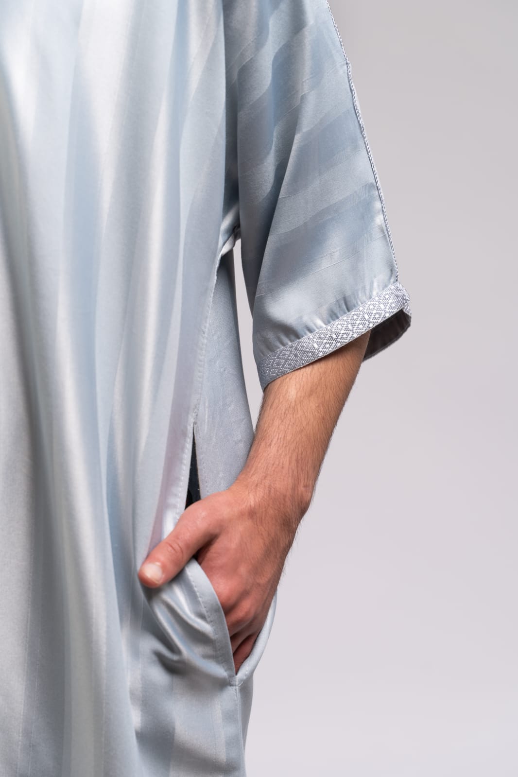 Kaftan licht grijs - Afbeelding 4